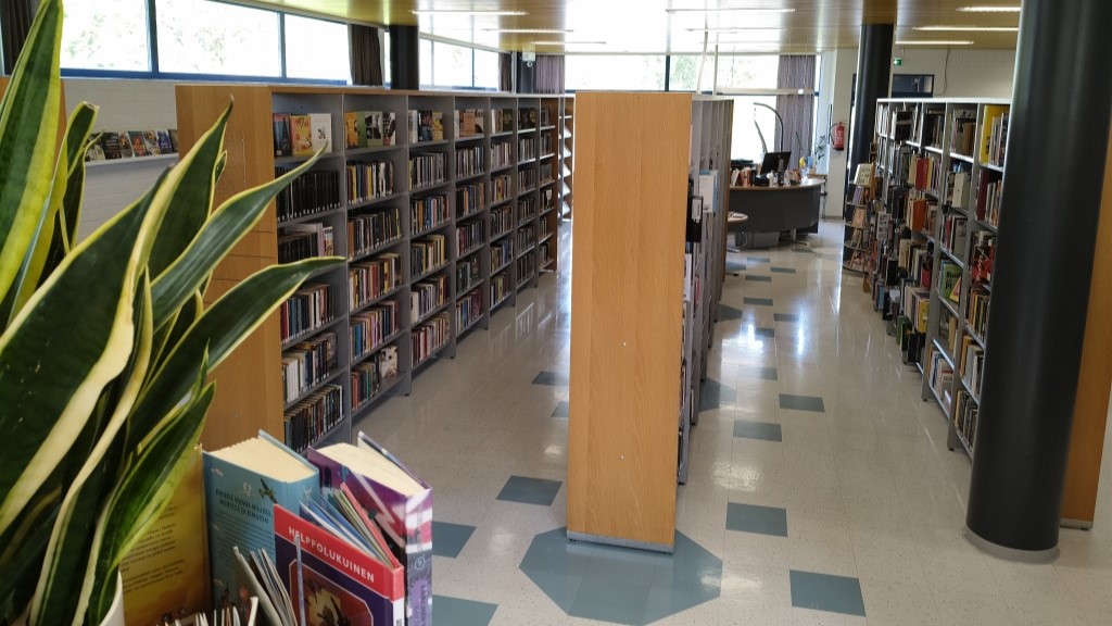 Juupajoen kunnankirjaston kirjastosali