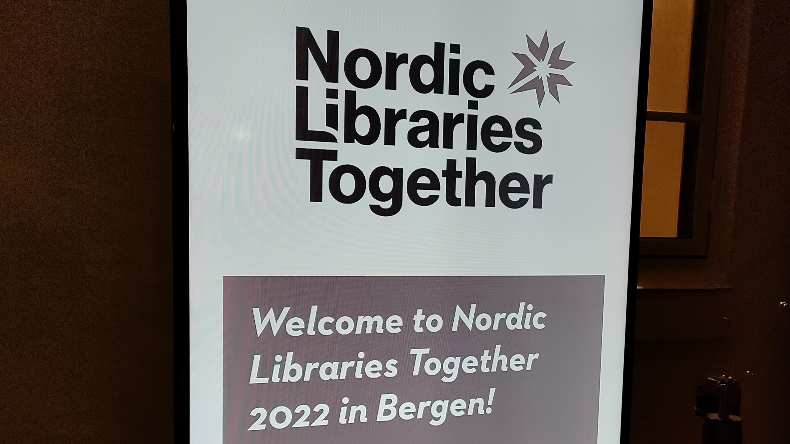 Nordic Libraries Together -seminaarin infotaulu