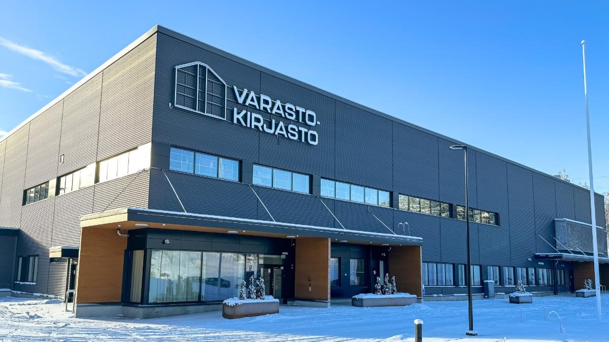 Varastokirjasto ulkoapäin